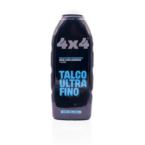 4X4 TALCO ULTRA FINO IDEAL PARA BARBERIAS 255GR