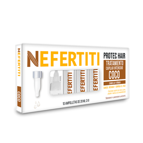 NEFERTITI AMPOLLETA COCO 10 PZAS