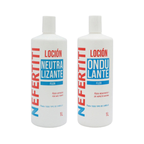 NEFERTITI LOCIÓN NEUTRALIZANTE + ONDULANTE TODO TIPO DE CABELLO 1 LITRO