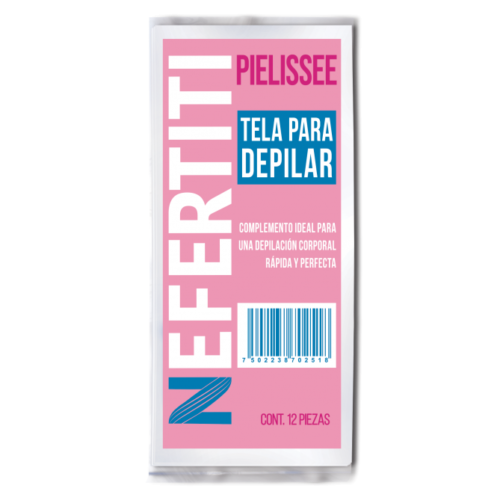 NEFERTITI TELA PARA DEPILAR PIELISSEE 12 PIEZAS
