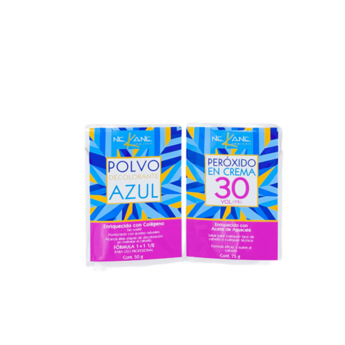NEKANE DECOLORANTE 50 G + PEROXIDO DE 30 VOL. DE 75 ML.