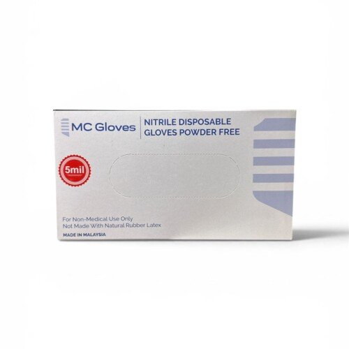 CAJA DE 100 GUANTES NITRILO TALLA MEDIANA