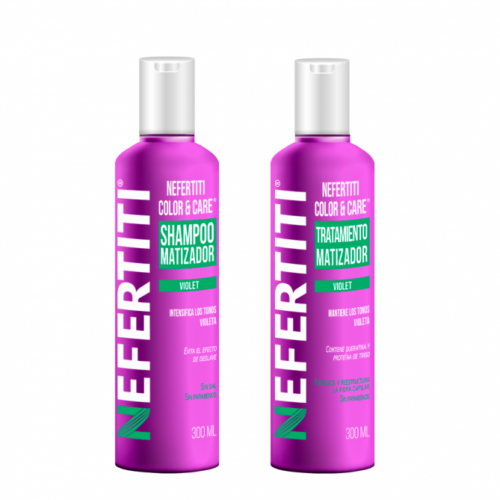 NEFERTITI SHAMPOO Y TRATAMIENTO VIOLETA 300ml